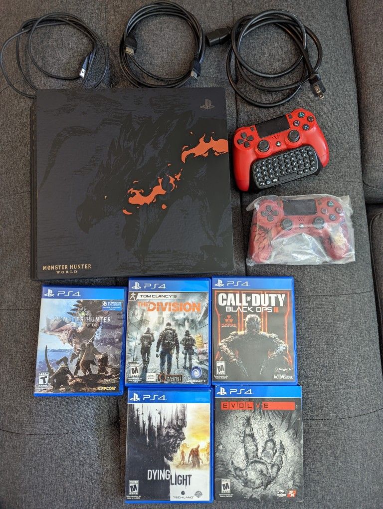 PS4 Pro 1 TB Monster Hunter: World Limited Edition