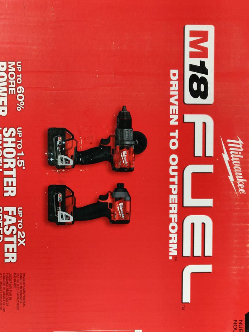 Milwaukee Fuel Impact Driver And Hammer Drill Kit