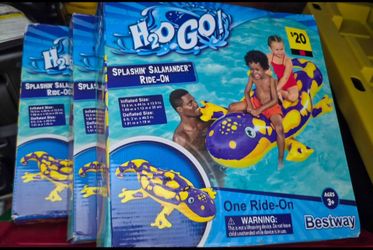 New pool float ride on