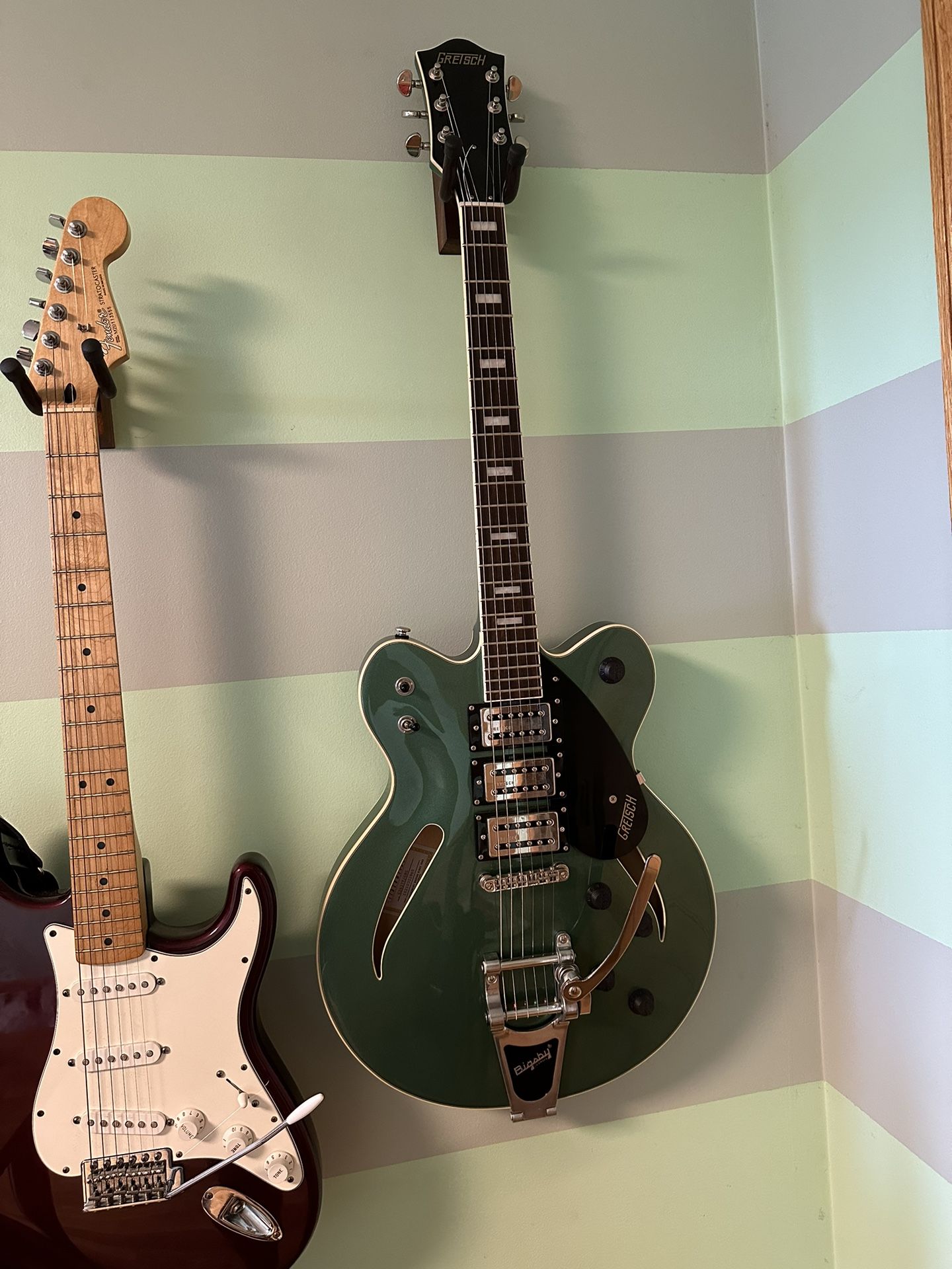 Gretsch 2627t Streamliner Hard Case Georgia Green