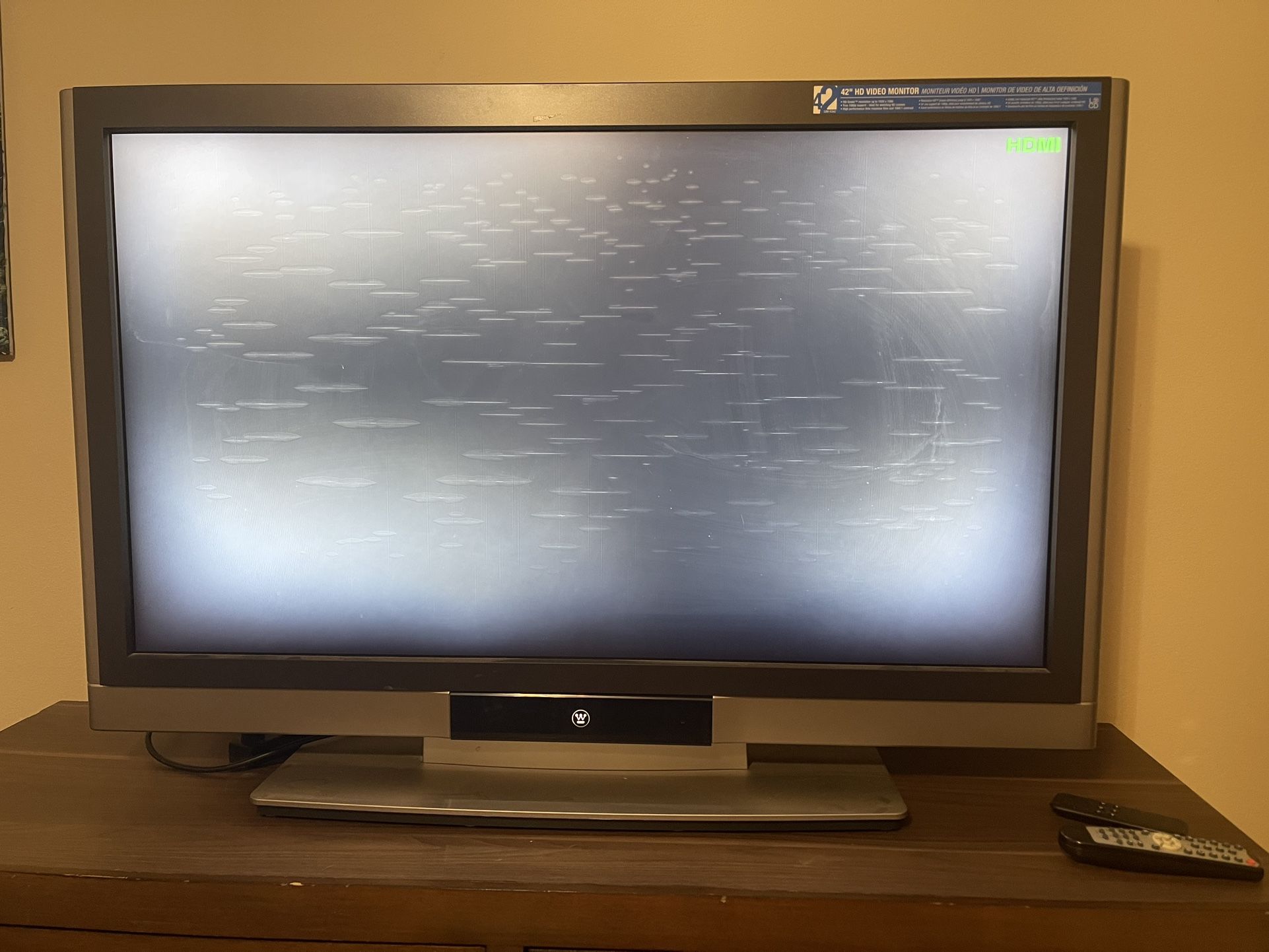 42" Westinghouse LCD HD video Monitor flat screen TV