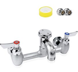 Commercial Mop Sink Faucet Service Sink Faucet with 2-3/4" Vacuum Breaker Spout