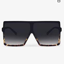 Ultralight Square Oversized Sunglasses