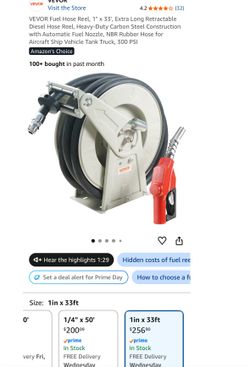 Fuel hose reel