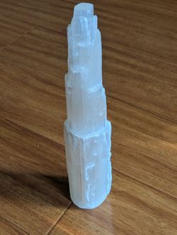 Selenite Tower - 12 inches, $15