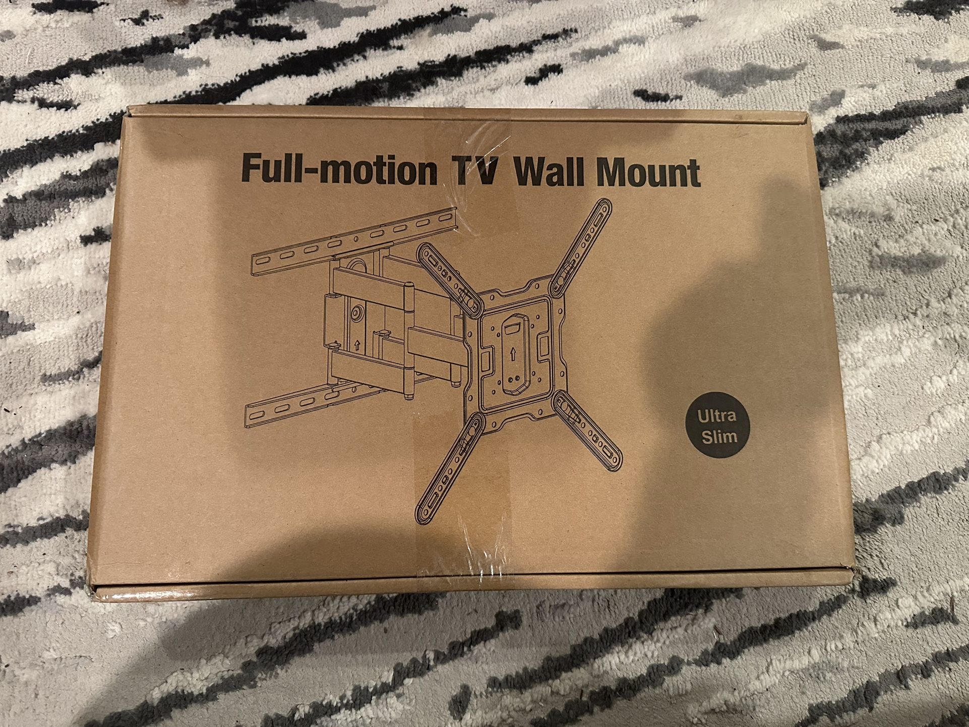 Slim Tv Wall Mount, Brand New In Box, For TVs Up To 88lbs