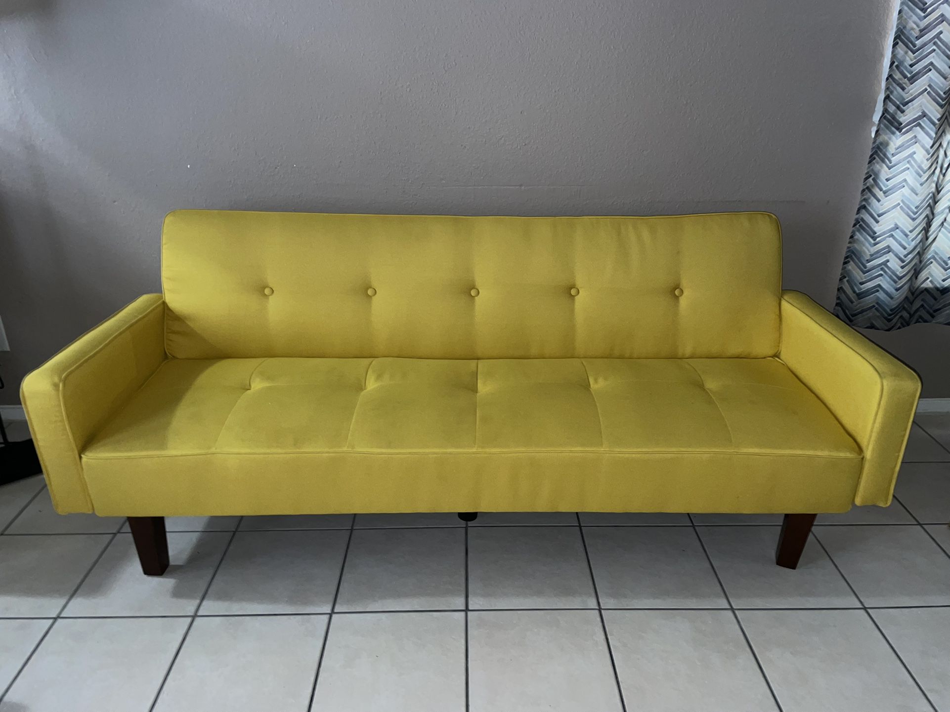 Yellow Futon Couch
