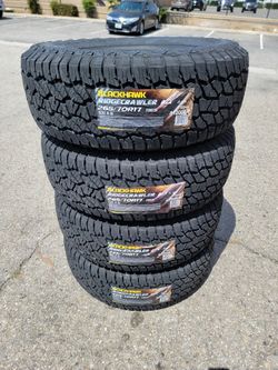 265 70 17 NEW TIRES TACOMA 4RUNNER TUNDRA SEQUOIA FJ SILVERADO SUBURBAN TAHOE SIERRA