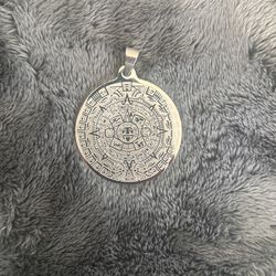 Stainless steel Azteca pendant