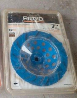 RIDGID 7-Inch Diamond Cup Wheel