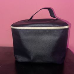 Makeup Bag With Brush Holder 