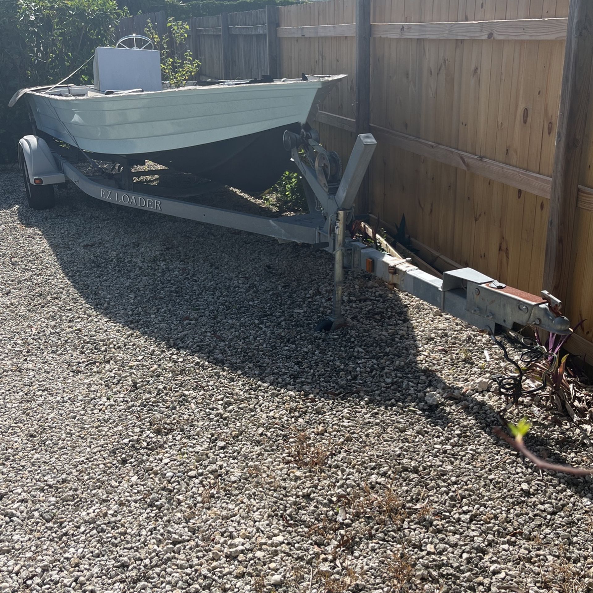 Boat And Trailer