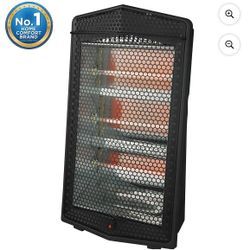 Midea 1500W Quartz Electric Space Heater, MSH20Q3ABBV, Black, New