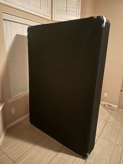Black Fabric Box Spring & frame
