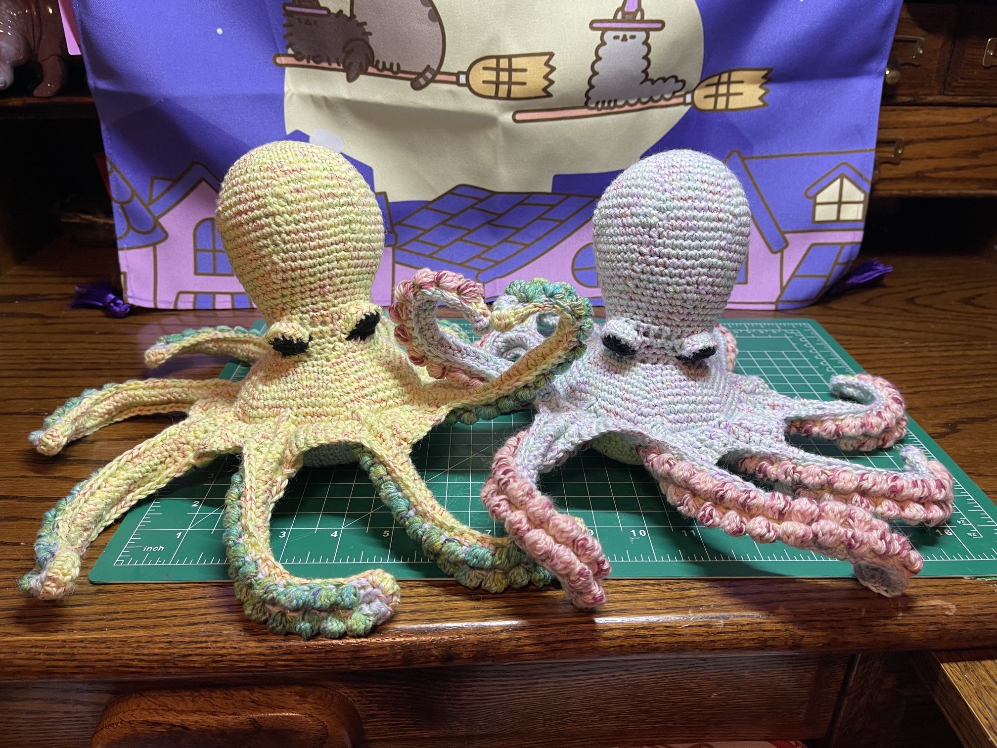 Twin Octopus Plushies