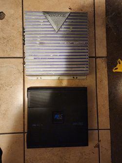 Atg 1600 Mono Block And A Kenwood 1000watt Bridable Amp