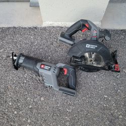 Porter-Cable 18v Saw And Specificating Saw