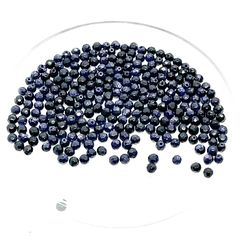 Lot Of 254 Purple Goldstone Beads