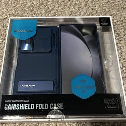 Nillkin Samsung Galaxy Z Fold 6 Case with S Pen Holder & Hinge Protection [Hidden Kickstand] [Slide Camera Cover] CamShield Pro Slim Protective Case f