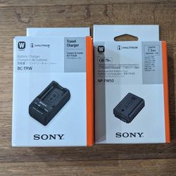 SONY Battery Charger And Rechargeable Battery Pack