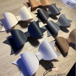 3in Neutral Faux Leather 7pc Set! 