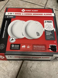 First Alert Hardwired Combo Smoke And Carbon Monoxide 