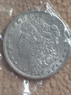 1884 US Silver Morgan Dollar-90% Silver