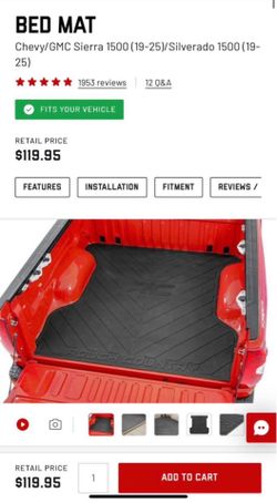New Silverado Bed Mat