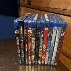 Blu Ray Dvds New Sealed