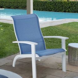 Adirondack Chairs Outdoor Furniture Patio Chairsfor Beach, Pool, and Fire Pit Seating, Light Blue
