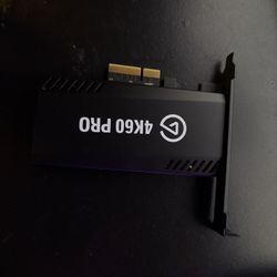 4K 60 PRO Elgato capture Card