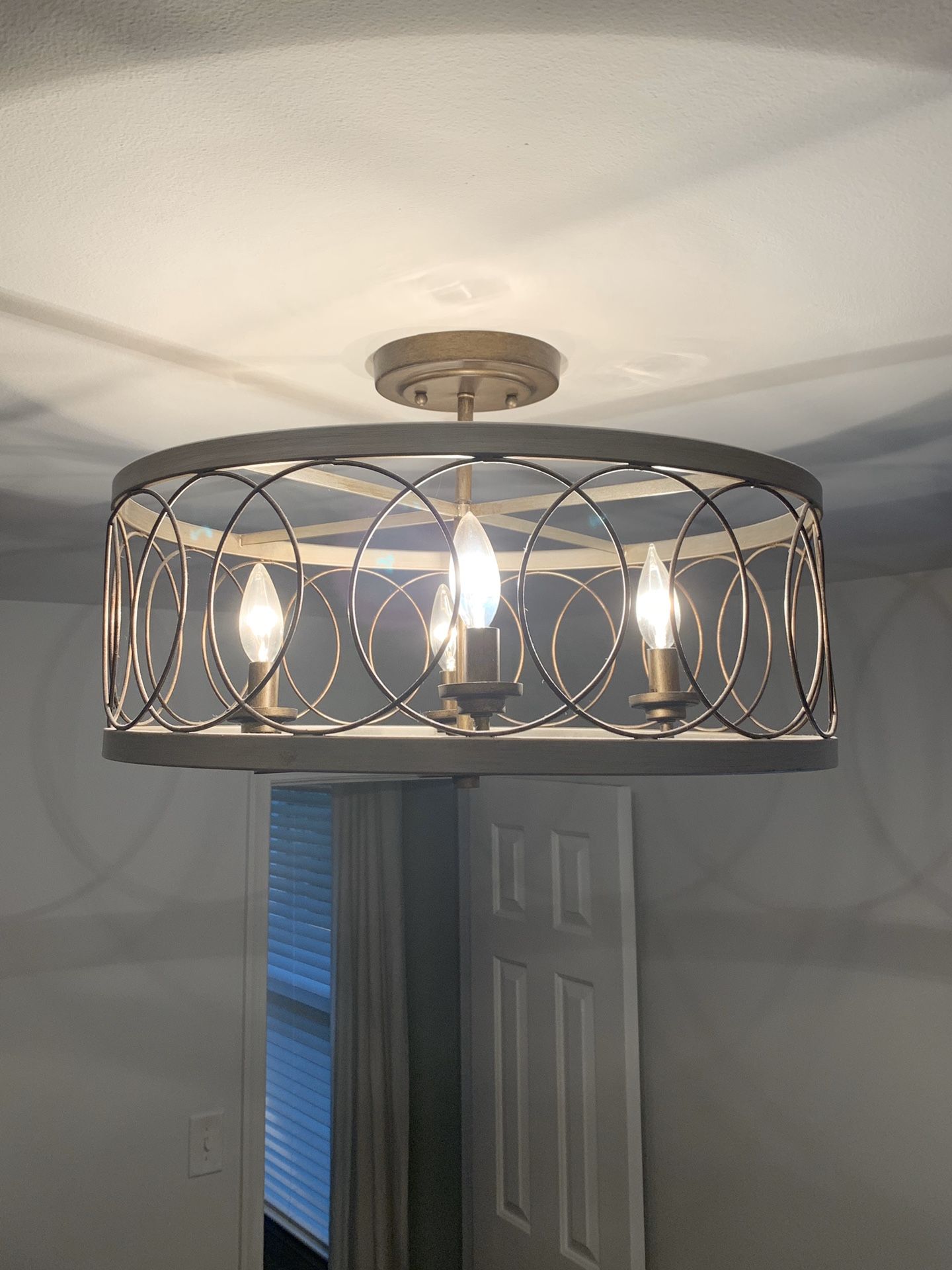 Semi Flush Mount Light Fixture