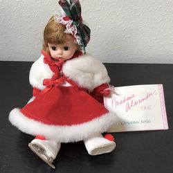 Vintage Madame Alexander Christmas Skater Doll