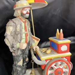 Emmett Kelly Limited Edition Porcelain Clowns