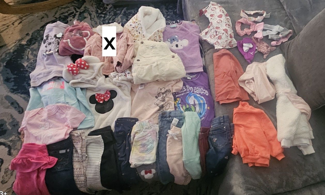 Lot Of Baby Clothes 12 -2t