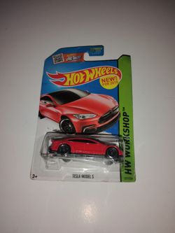 New Sealed Hot Wheels Tesla Model S Car HW WORKSHOP