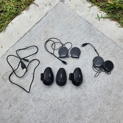 UClear HBC200 Bluetooth Motorcycle Communicator Set of 3