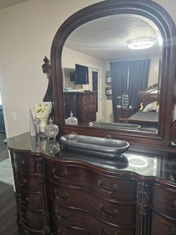 Cherry wood bedroom set
