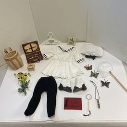 Vtg Pleasant Company American Girl Summer Story Outfit Accessory Lot