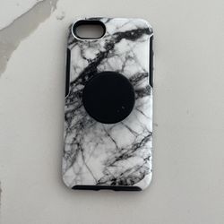 iPhone 8 Otter box + Pop Socket Case