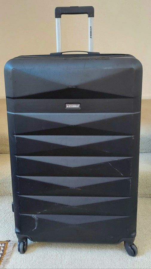 Large  Hard Suitcase With Wheels, $10