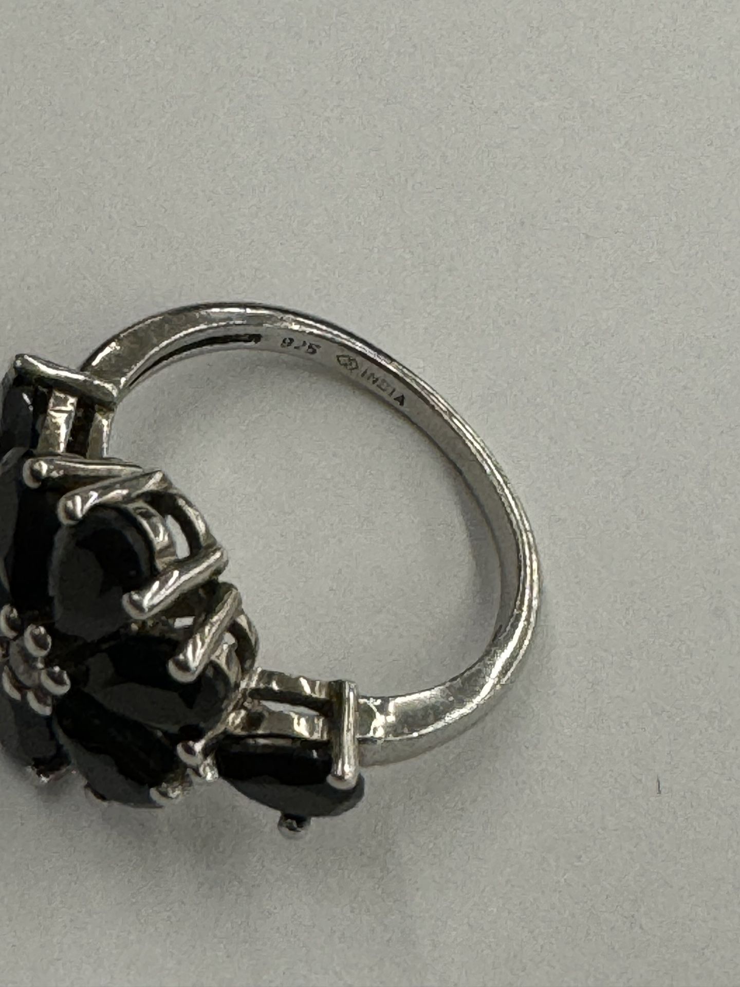 Sterling Silver Sapphire Ring