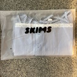 Cotton Sleep Tank Cadet Stripe