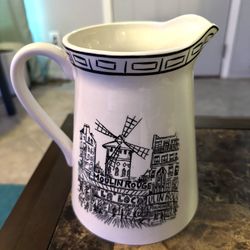 MIKASA Pitcher scenes of Eiffel Tower and Moulin Rouge