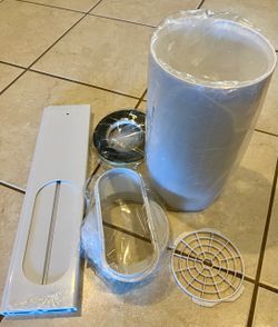 Portable AC Window Vent Kit with 5.9 inches hose (fits most AC)