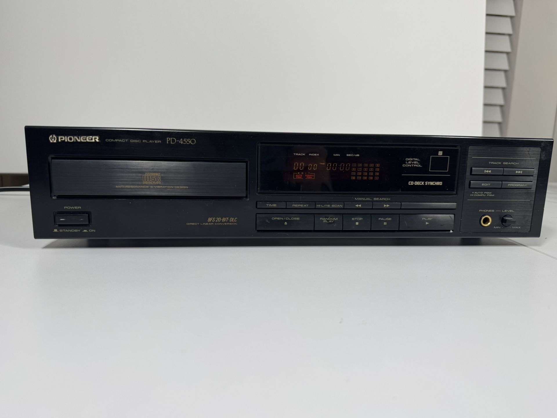 Pioneer PD-4350 CD Player – Powers On, Tray Stuck – For Parts/Repair