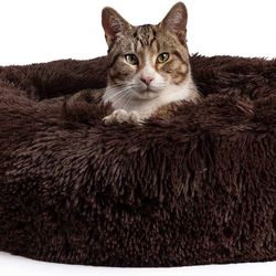 Best Friends by Sheri The Original Calming Donut Cat and Dog Bed  
