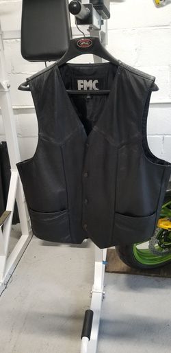 Leather Motorcycle Vest