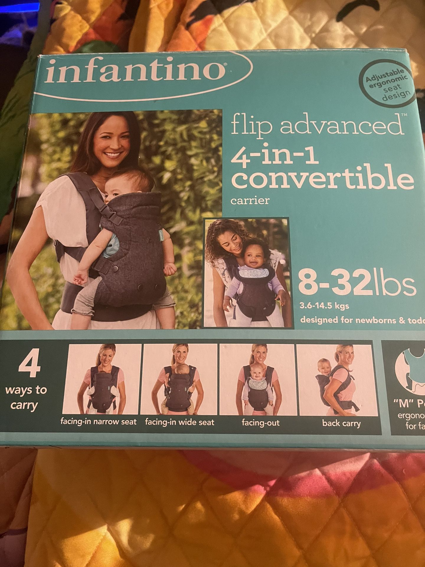 4 IN 1 CONVERTIBLE BABY CARRIER. -SAVE$15--“”Brand NEW””