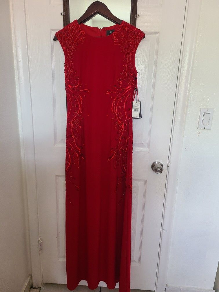 open lace back dress Adrianna Papell Women's Roll Neck Mikado Dress Red 2 at Amazon Women's  Clothing store